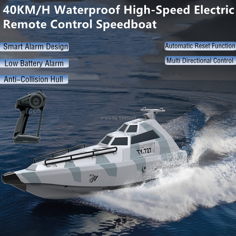 Rc Hobby Grade Boat - Summer 40KM/H High-Speed RC SpeedBoat Boat