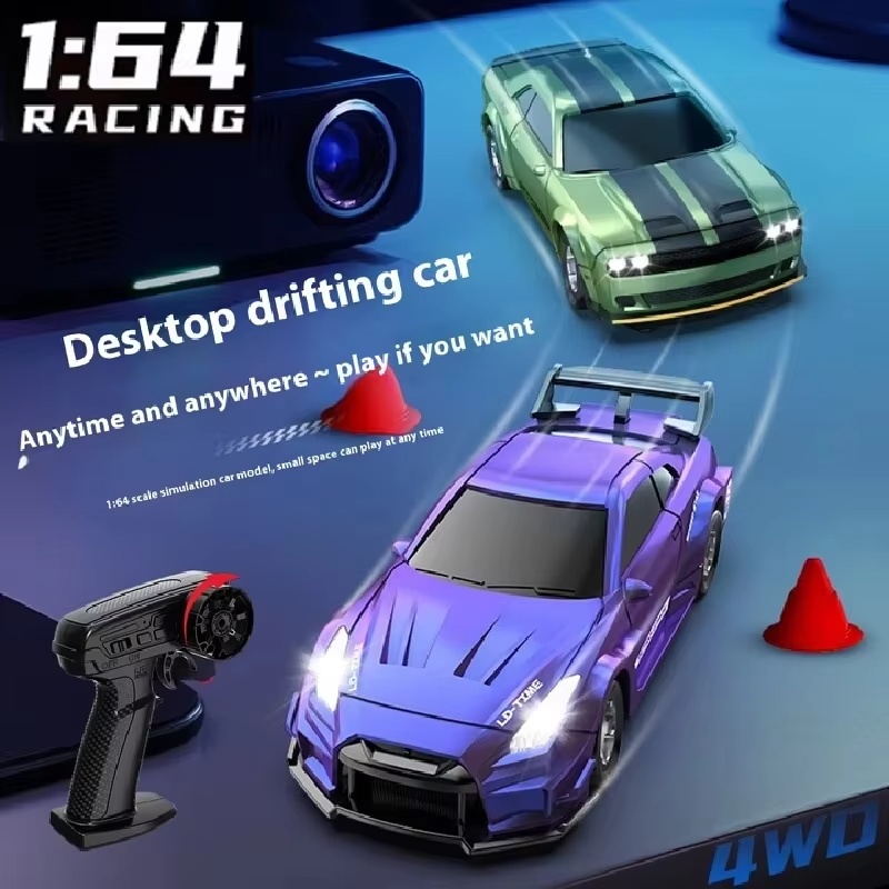 Rc Hobby Grade Car - 1:64 Scale Remote Control Car Full