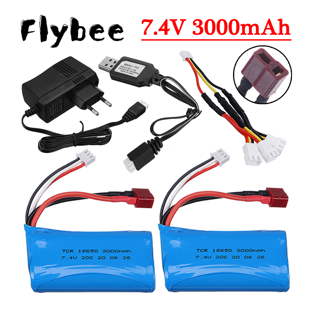 Rc Hobby & Maskinservice I Eskilstuna - 7.4V 3000mAh Li-ion Battery for Q46