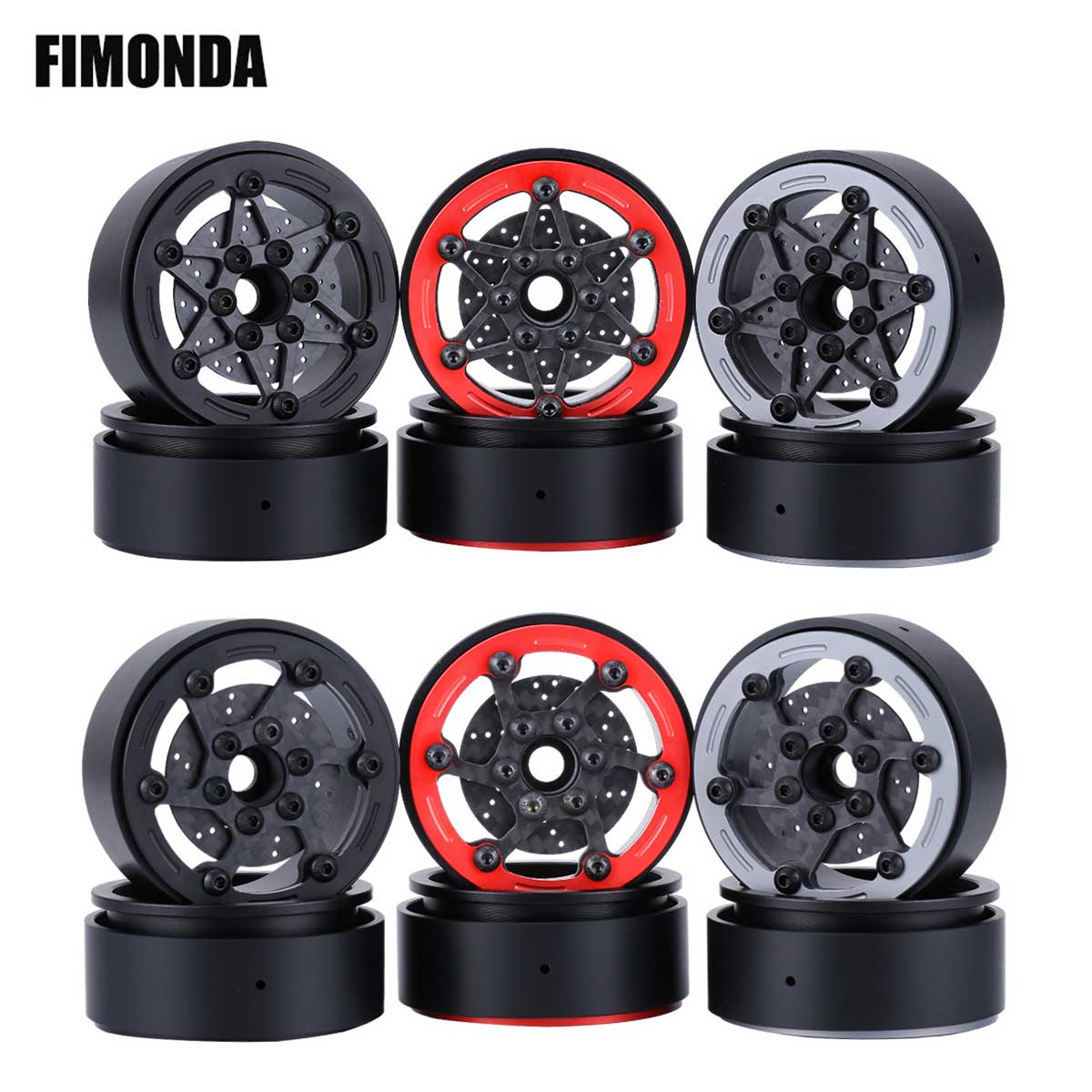 Wheel Rim Rc - 1.9 Inch Lightweight Carbon Fiber Wheel