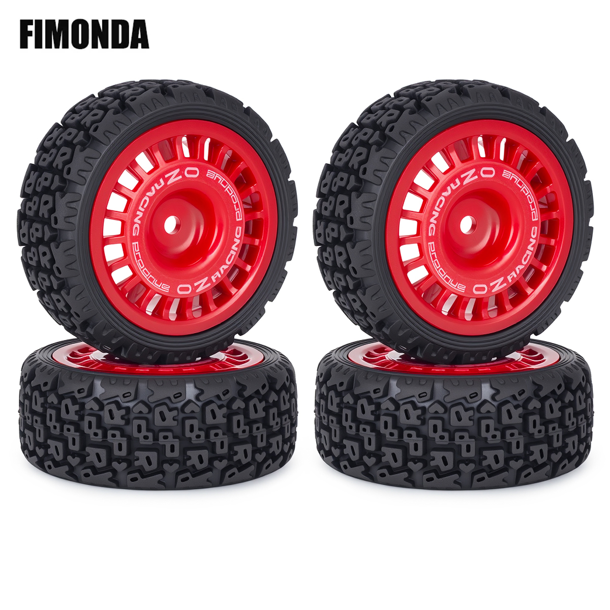 Wheel Rim Rc - 4Pcs 68mm Glued Rubber Tire Plastic