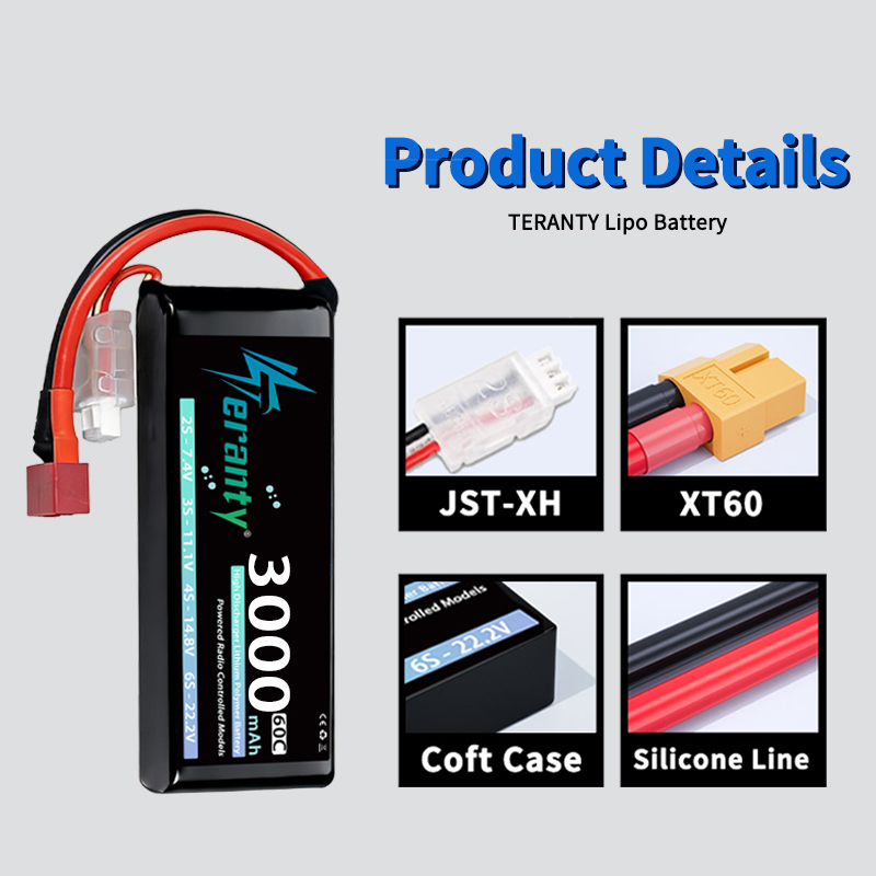 TERANTY 2S 3000mAh Lipo Batter – обзор и цена Rc Hobby & Maskinservice I Eskilstuna