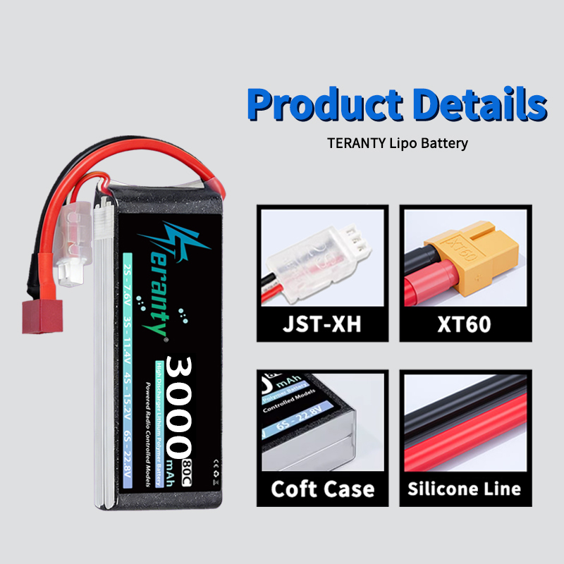 TERANTY 2S 3000mAh Lipo Batter – обзор и цена Rc Hobby & Maskinservice I Eskilstuna