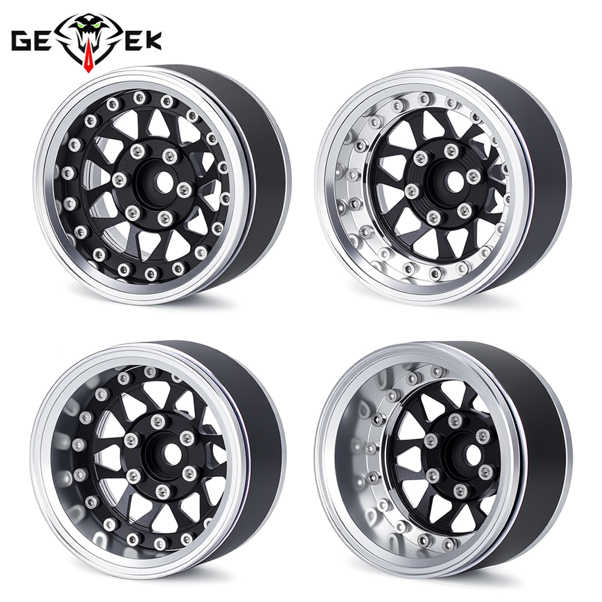 4Pcs 1.9 Aluminum Beadlock Whe – обзор и цена Wheel Rim Rc