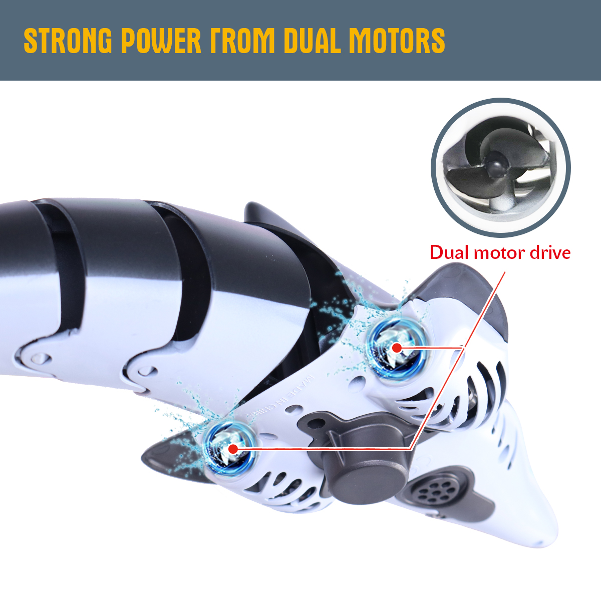 Shark  Rc Dolphin whale Spray  – обзор и цена Rc Submarine Water