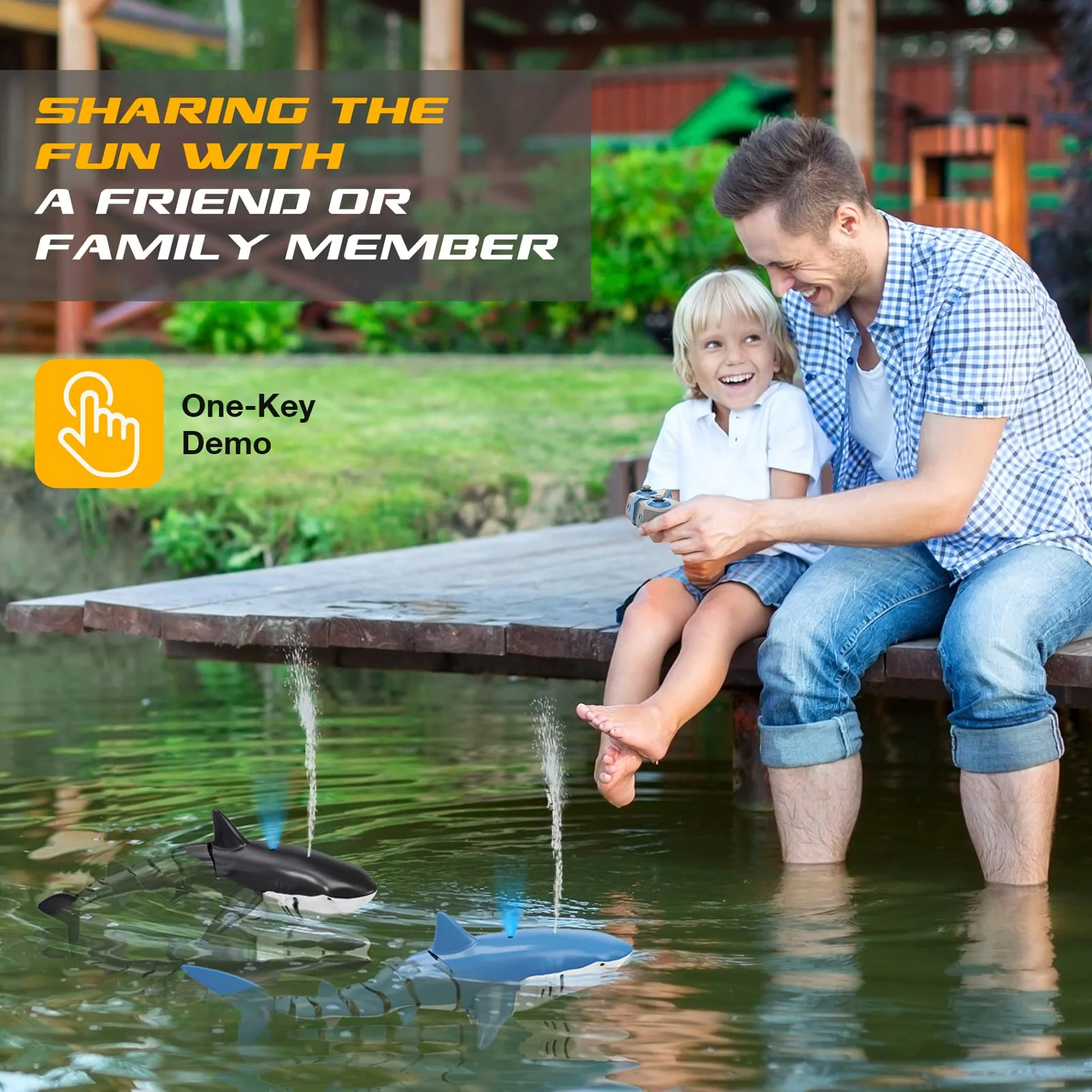 Smart Rc Shark whale Spray Wat – обзор и цена Rc Submarine Water
