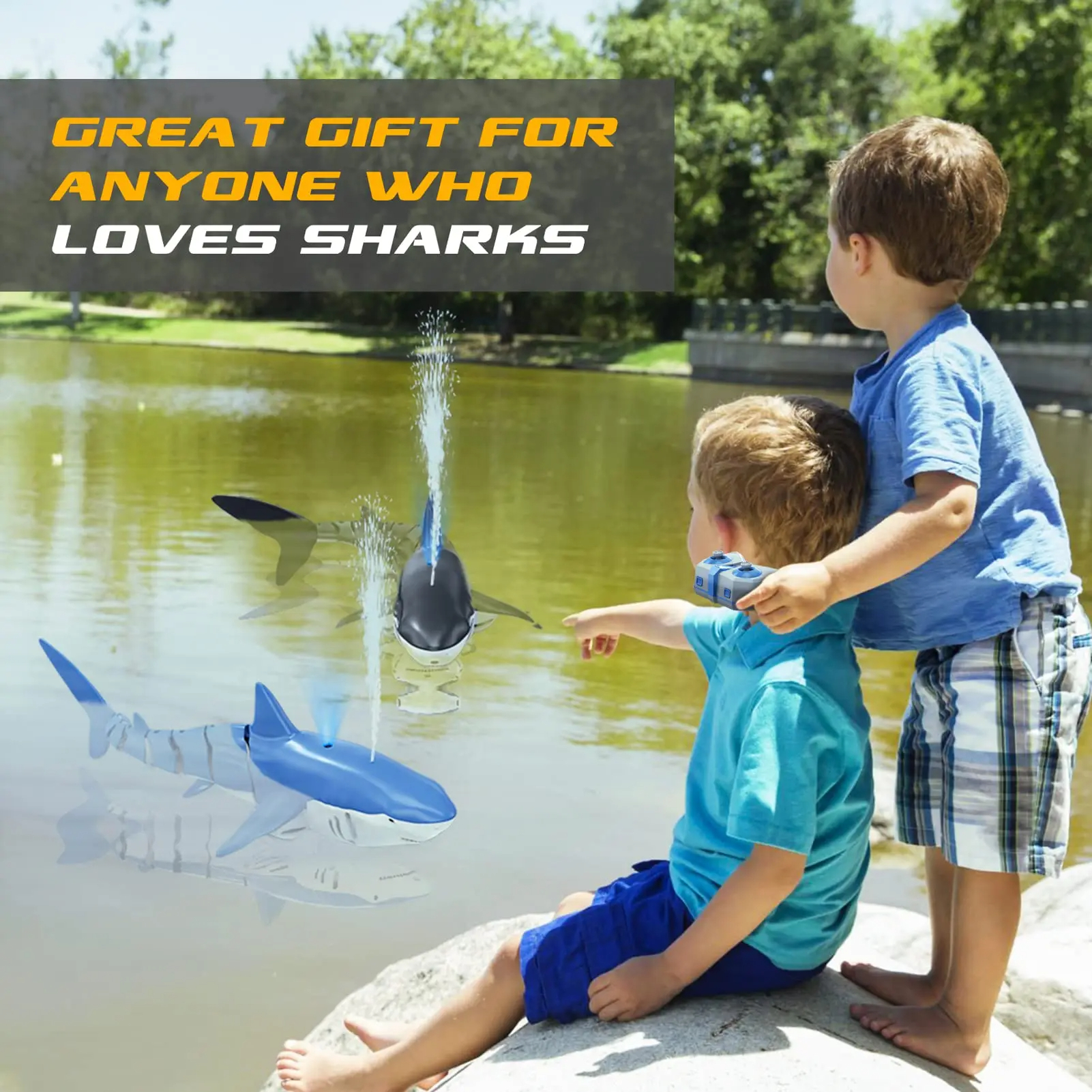 Smart Rc Shark whale Spray Wat – обзор и цена Rc Submarine Water