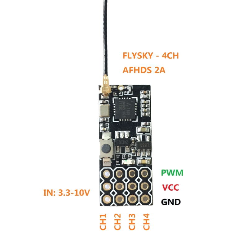 Flysky FS2A Mini Receiver 4CH  – обзор и цена Rc Hobby Car