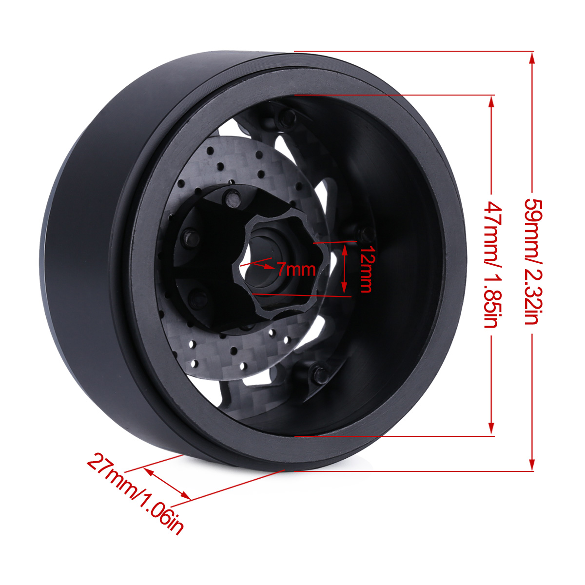 1.9 Inch Lightweight Carbon Fi – обзор и цена Wheel Rim Rc