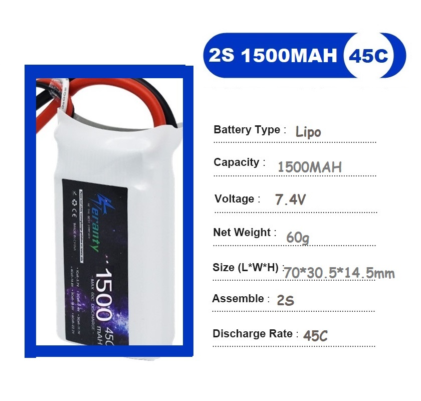 2PCS 7.4V Lipo 2S Battery 1500 – обзор и цена Rc Hobby & Maskinservice I Eskilstuna