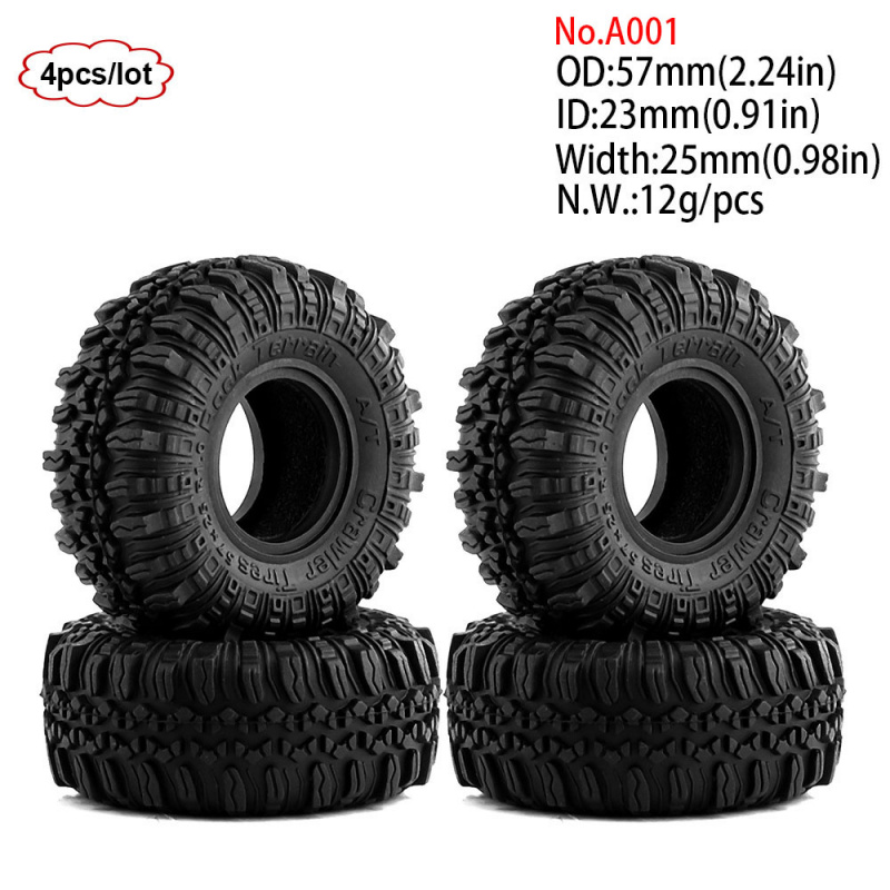 4PCS 1.0inch 57-67mm RC Crawle – обзор и цена Wheel Rim Rc