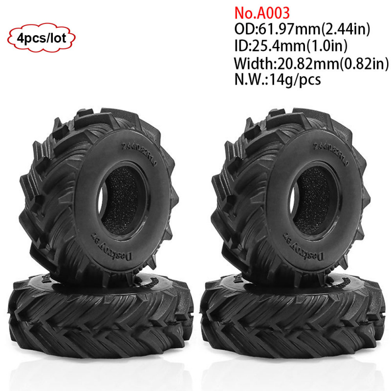 4PCS 1.0inch 57-67mm RC Crawle – обзор и цена Wheel Rim Rc
