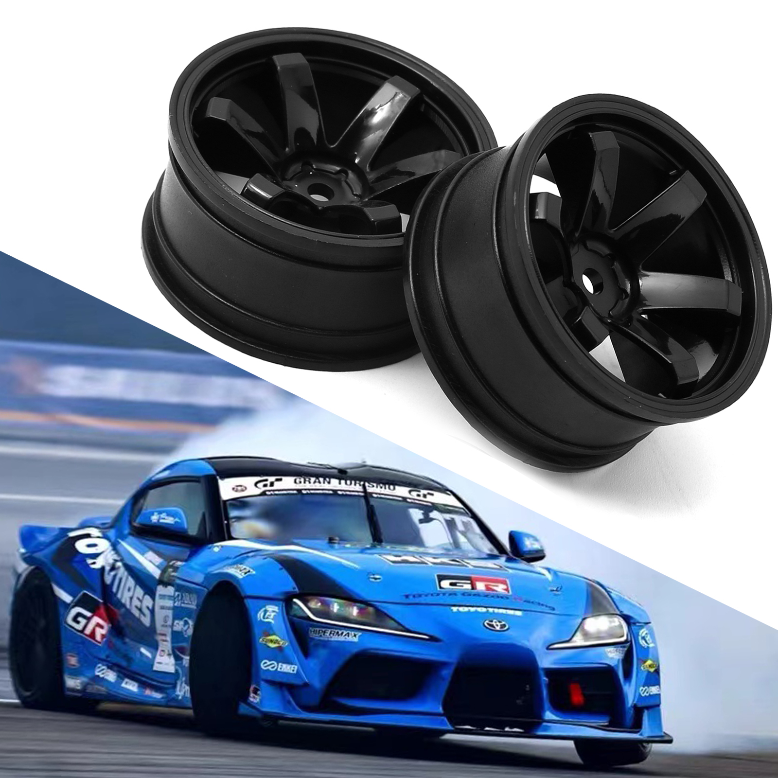 4pcs  Plastic Wheel Hub RC Rac – обзор и цена Wheel Rim Rc