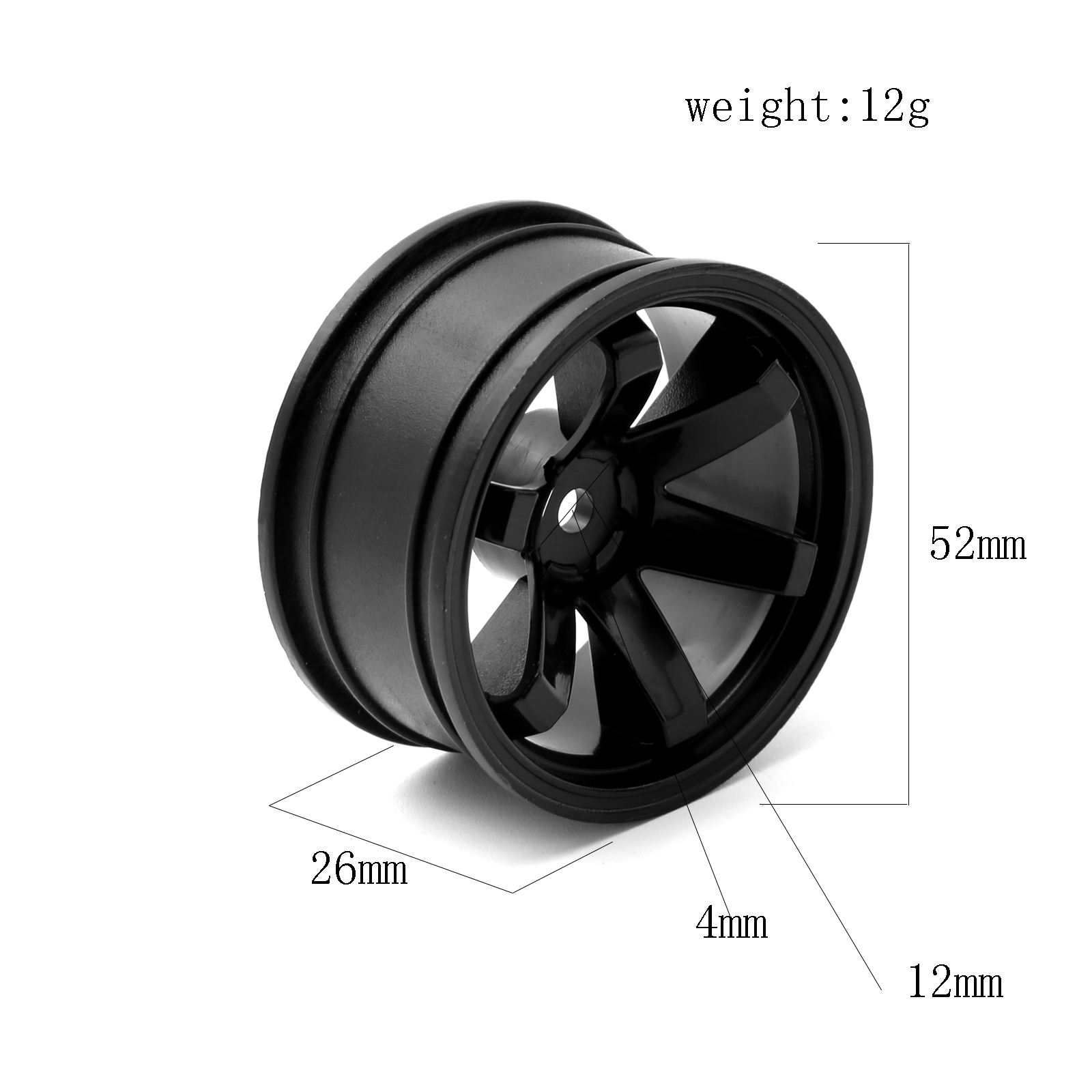 4pcs  Plastic Wheel Hub RC Rac – обзор и цена Wheel Rim Rc