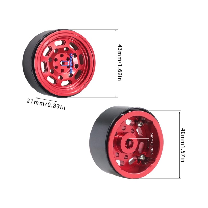 5Mm Hex Metal Locking Wheel Hu – обзор и цена Wheel Rim Rc