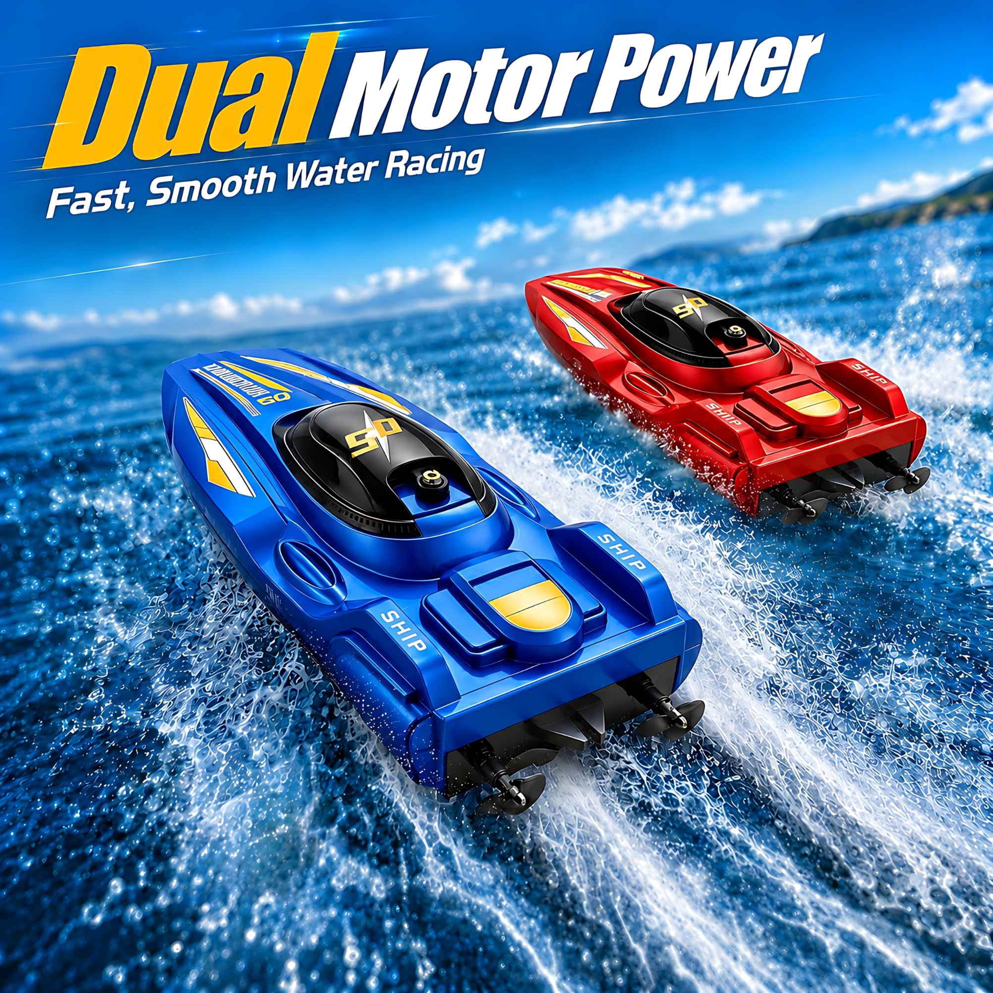 2Pcs RC Speed Boat Set Remote  – обзор и цена Rc Hobby Grade Boat